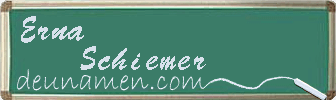 Erna Schiemer Visitenkarte